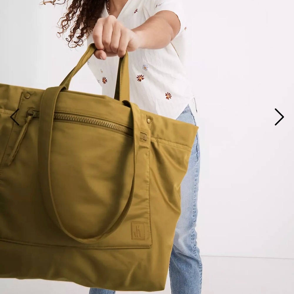 Madewell (Re)sourced Resourced Tote Bag Golden Spinach